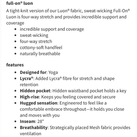 Lululemon size 4 leggings - Picture 4 of 4